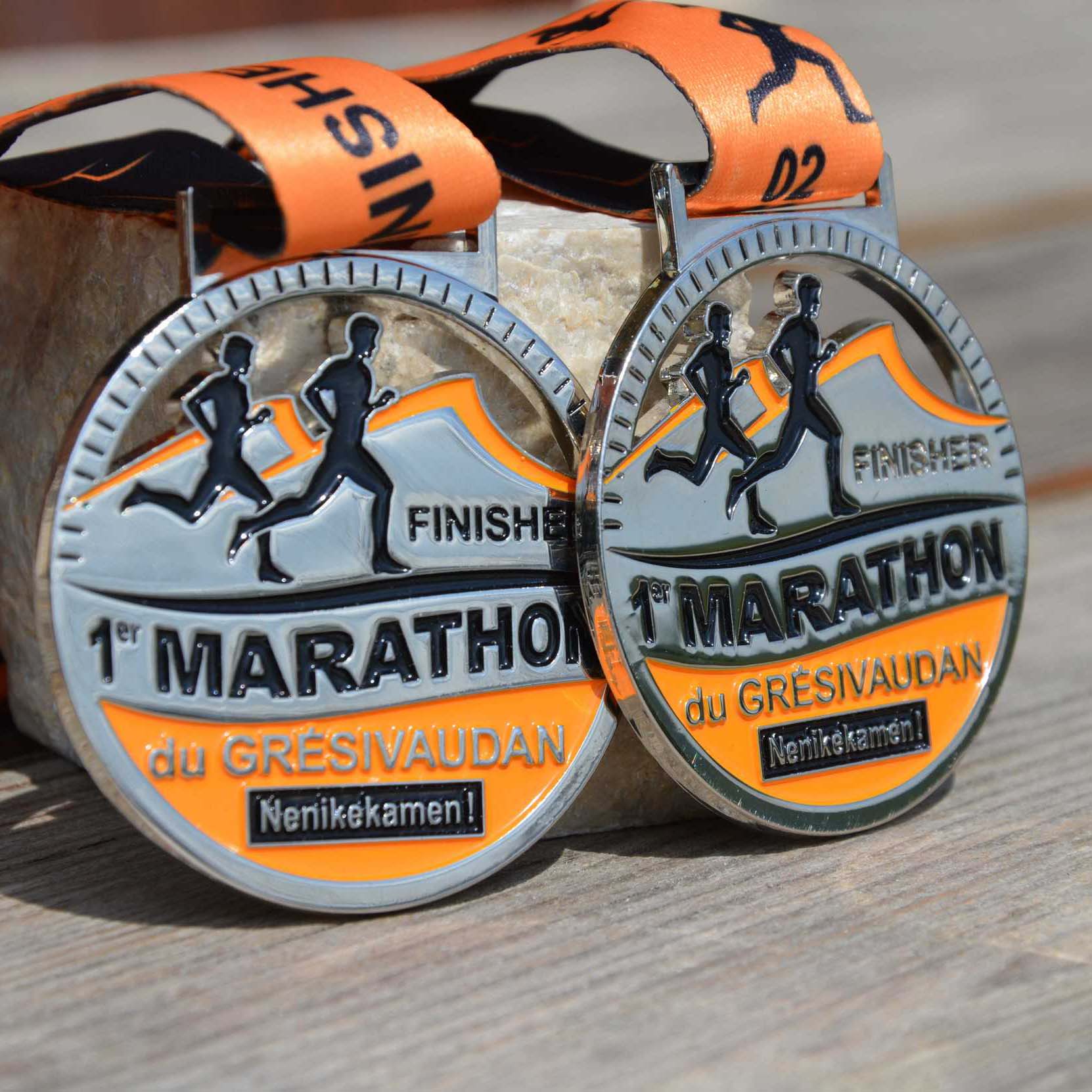 Finisher Medaille, personalisiert