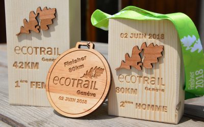 Médaille et Trophée Ecotrail de Genève