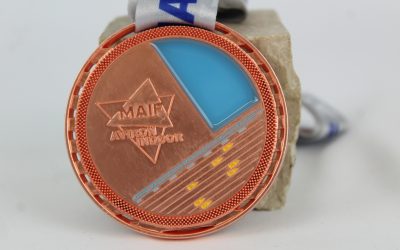 Médaille en métal Aviron 2022