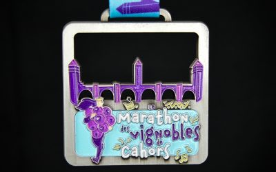 Médaille Marathon du vignoble de Cahors