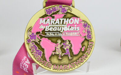 Médaille Marathon du Beaujolais