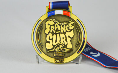 Médailles Championnat de France de Surf