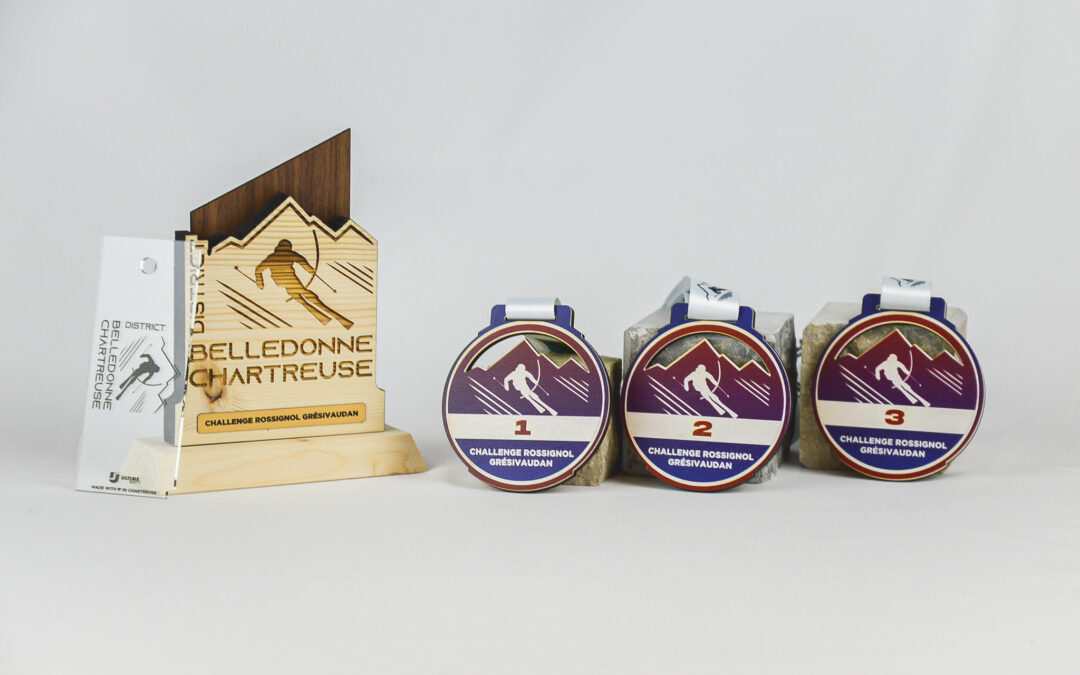 Médailles et trophées Challenge District Belledone