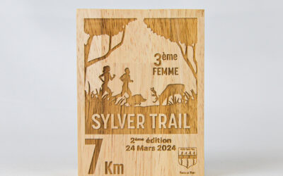 Trophée en bois Sylver Trail 2024